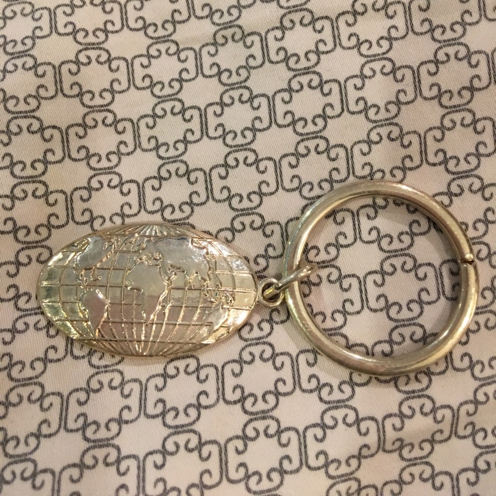 Authentic Tiffany & Co Globe Key Ring -READ!!
